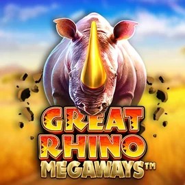 Great Rhino Megaways by Pragmatic Play, showcased at 24casinos-suomi.com – game logo